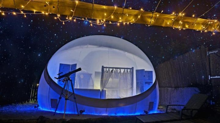 Burbujas Astronomicas Albarari Sanxenxo Hotel Kültér fotó
