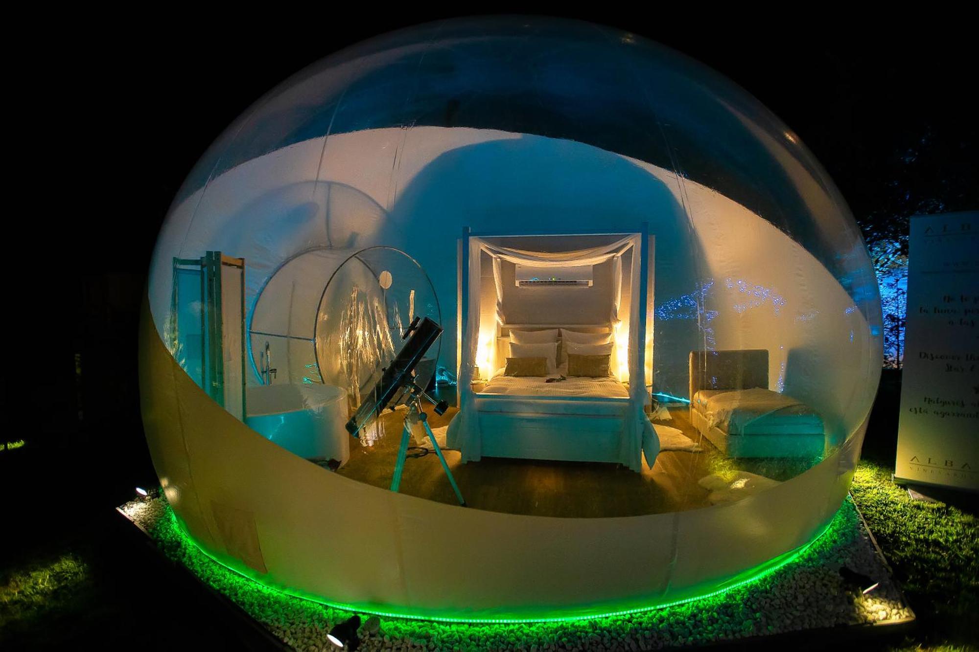 Burbujas Astronomicas Albarari Sanxenxo Hotel Kültér fotó