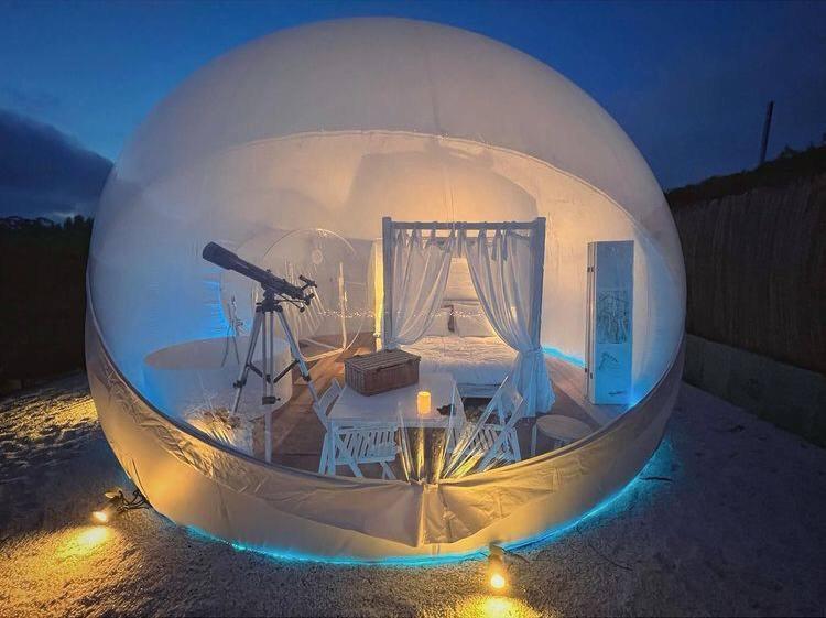 Burbujas Astronomicas Albarari Sanxenxo Hotel Kültér fotó