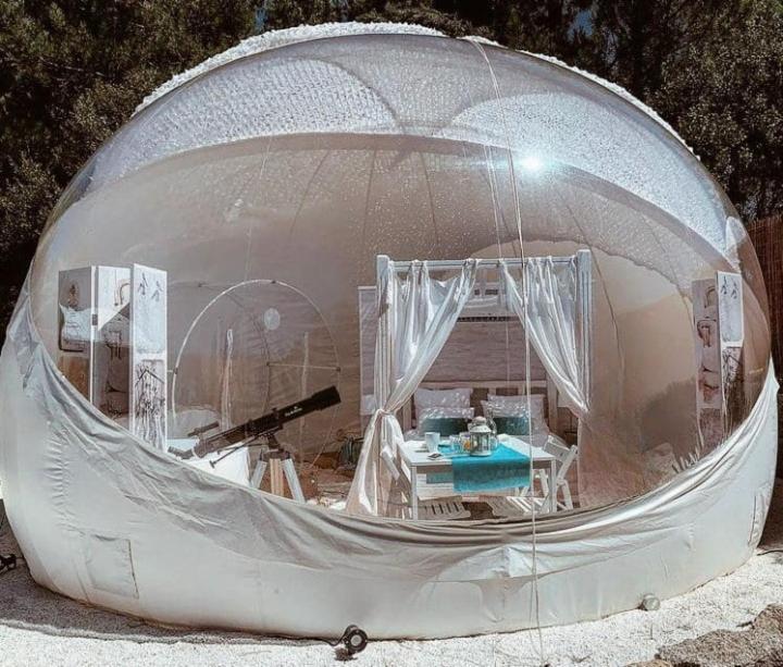 Burbujas Astronomicas Albarari Sanxenxo Hotel Kültér fotó