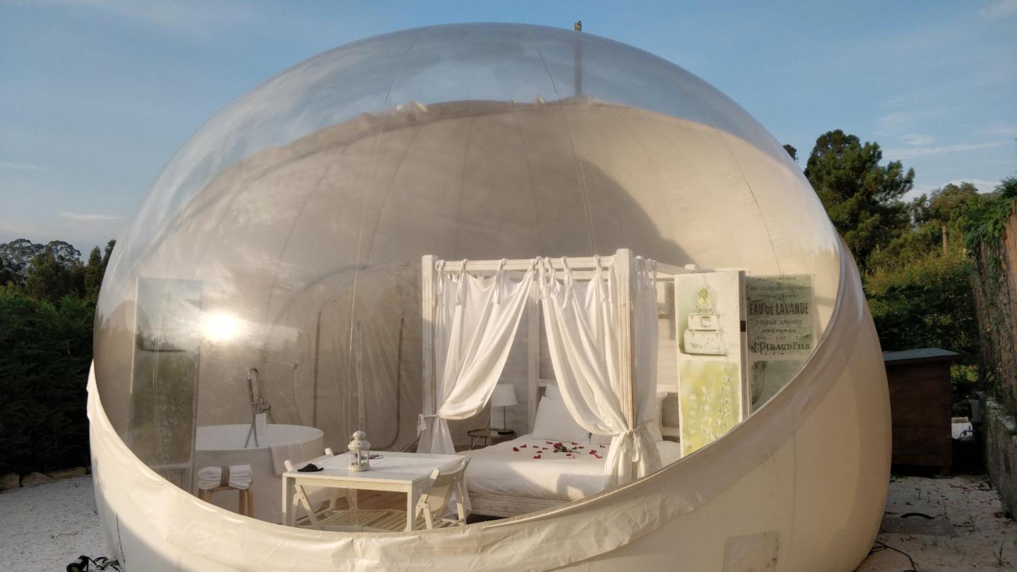 Burbujas Astronomicas Albarari Sanxenxo Hotel Kültér fotó