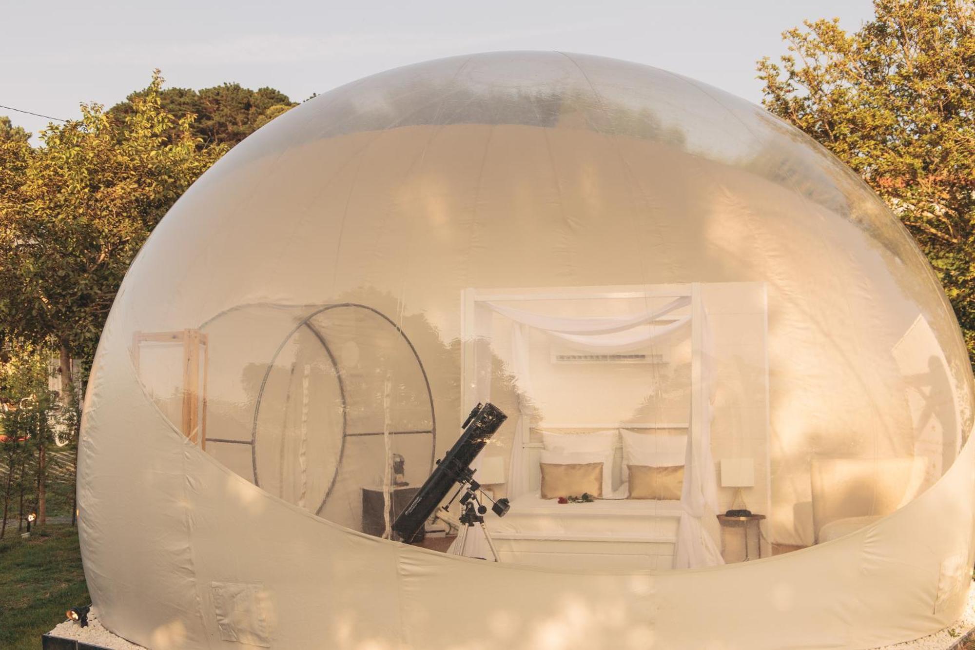 Burbujas Astronomicas Albarari Sanxenxo Hotel Kültér fotó